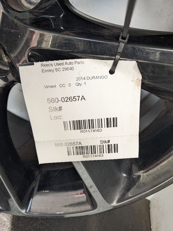 Wheel 20x8 5 V Straight Spoke Painted Fits 14-18 DURANGO 1174163