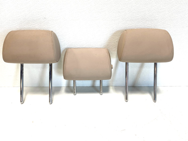 11 12 13 BMW 535i 550i F10 REAR HEADREST SET BEIGE #A0.16