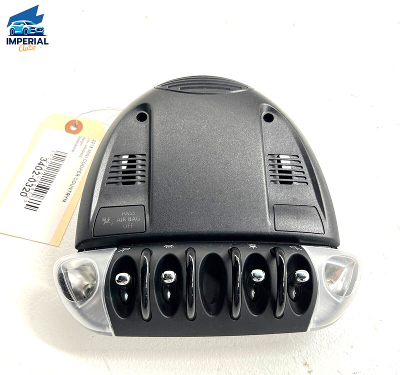 MINI COOPER COUNTRYMAN R60 2011-2015 INTERIOR ROOF LIGHTS SWITCH PANEL UPPER OEM