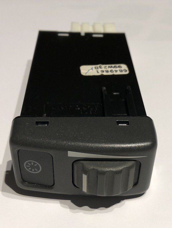 1999 2000 S70 INTERIOR LIGHTING DIMMER ILLUMINATION CONTROL RHEOSTAT SWITCH