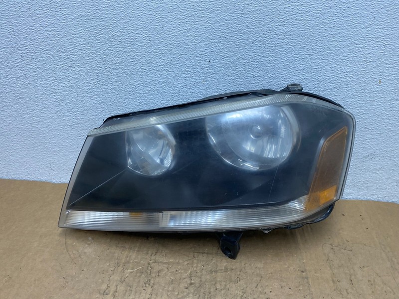 2008 to 2014 Dodge Avenger Left Driver LH Side Black Headlight AD0464 DW