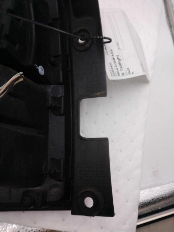 Used Right Tail Light Assembly fits: 2014 Jeep Compass Right Grade A
