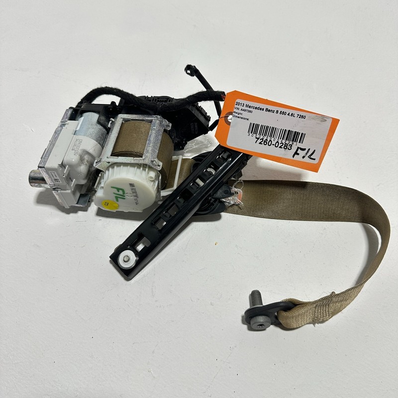 07-13 MERCEDES S550 W221 Front Left Driver Seat Seatbelt Seat Belt Retractor OEM