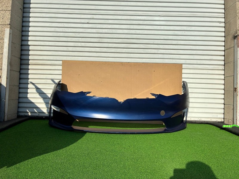 ✅ 2021+ Tesla Model S MS Front Bumper Cover Blue No Sensors w/scratches