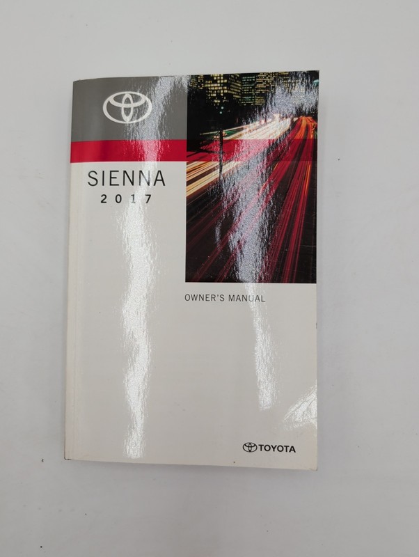 2017 Toyota Sienna Owners Manual