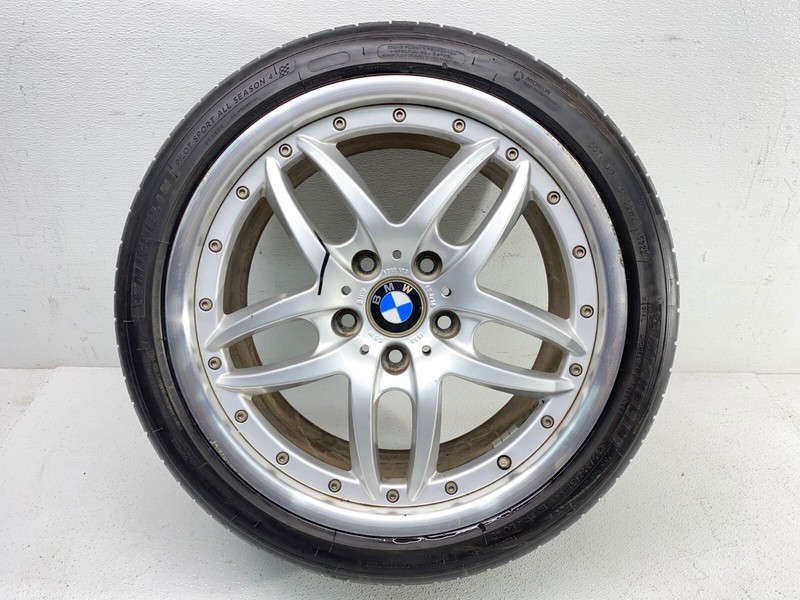 00-06 BMW E46 3 Series 18 Inch Rear Two Piece Alloy Wheel Rim w Tire 8.5x18 OEM✅