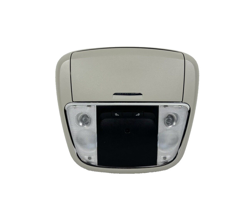 2011-2013 Jeep Grand Cherokee Overhead Console Dome Map Light Gray OEM