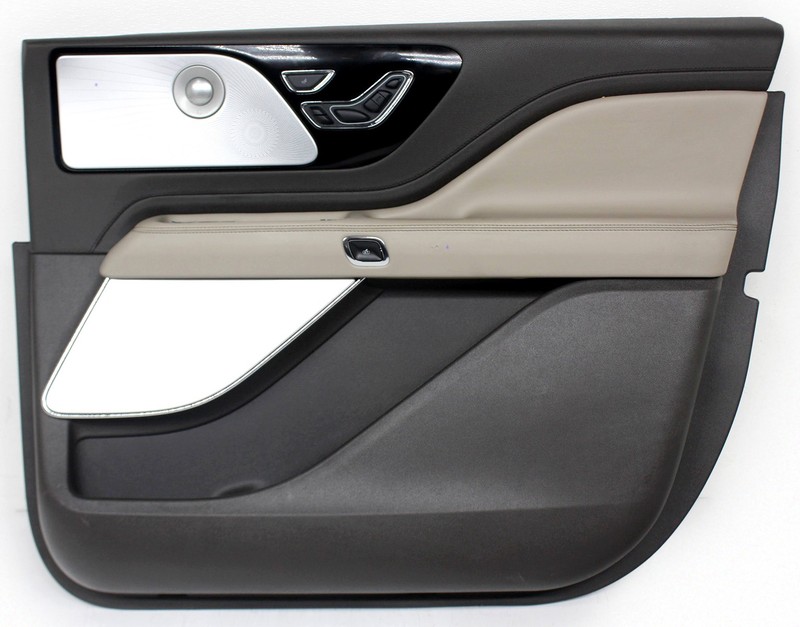 OEM Right Passenger Front Door Trim Panel For Lincoln Aviator Brown, Tan Insert