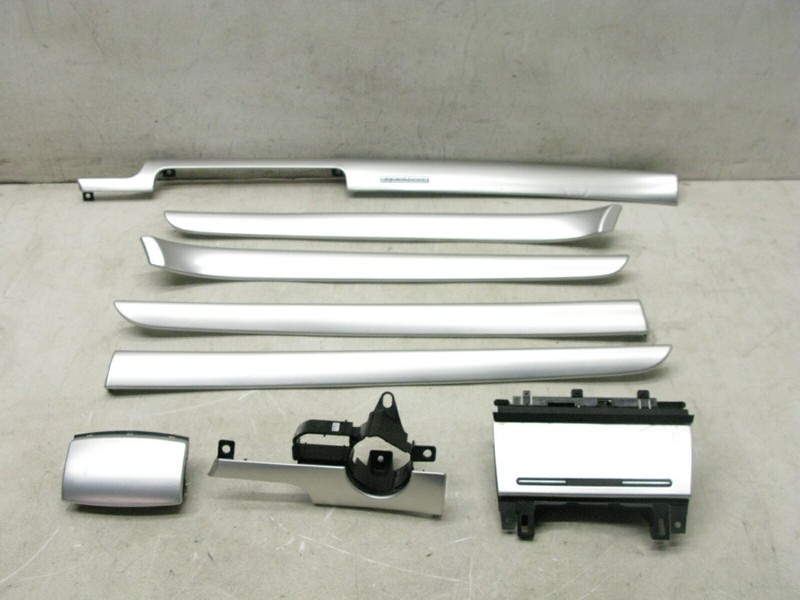 04-08 AUDI B7 A4 SEDAN ALUMINUM INTERIOR TRIM MOLDING KIT OEM 121020
