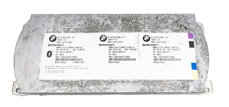 BMW F04 750i Hybrid Bluetooth Telematic Control Module 84109231092 OEM