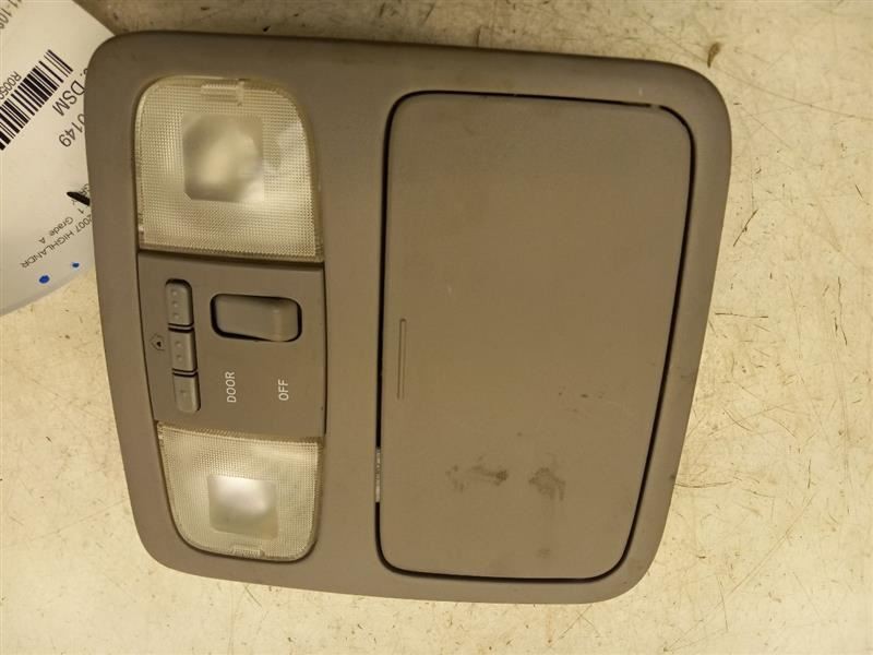 04-07 TOYOTA HIGHLANDER OVERHEAD ROOF CONSOLE ASSEMBLY