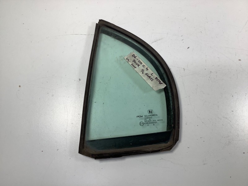 06-011 Honda Civic 4DR 1/4 Door Glass, LEFT REAR 73455-SNE-A00 OEM