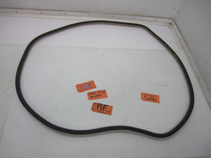 FITS 04-08 TSX RIGHT PASSENGER FRONT DOOR RUBBER WEATHER SEAL MOLDING PANEL BODY
