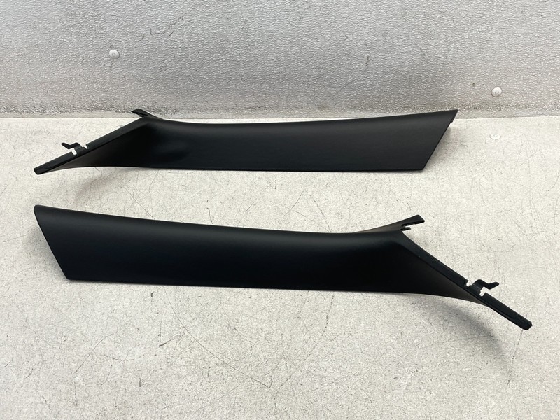 13 14 15 F12 BMW M6 Left & Right A Pillar Trim Panel Set Pair Black OEM 1660