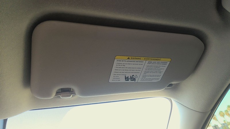 Sun Visor NISSAN SENTRA Right 20 21 22 23 24