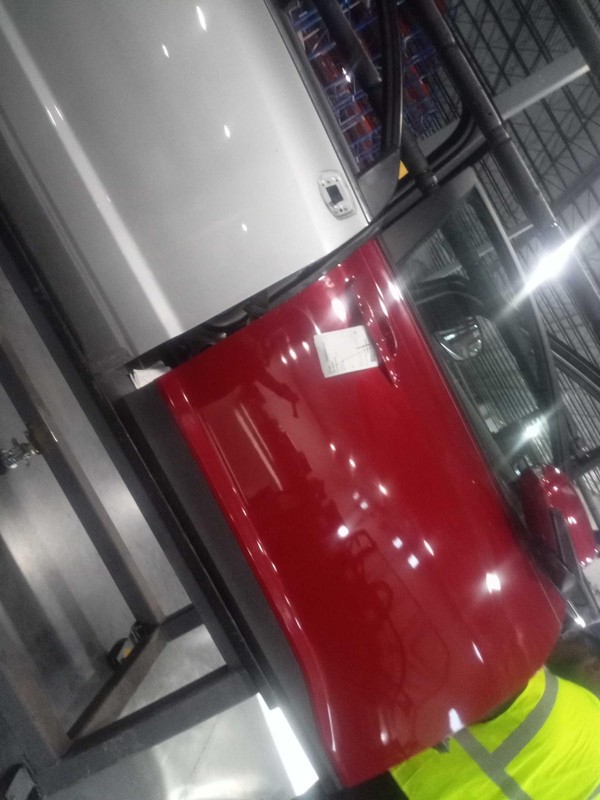 2021 Hyundai Kona Right Front Door Red 663585 41000 Miles OEM Used