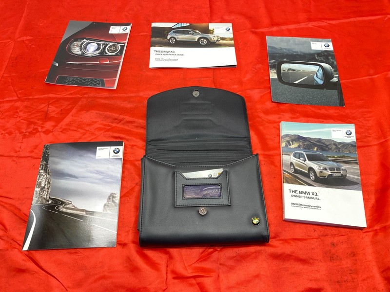 11-17 BMW F25 X3 Owners Booklet Book Manual Guide w/ Case Cover Set OEM✅