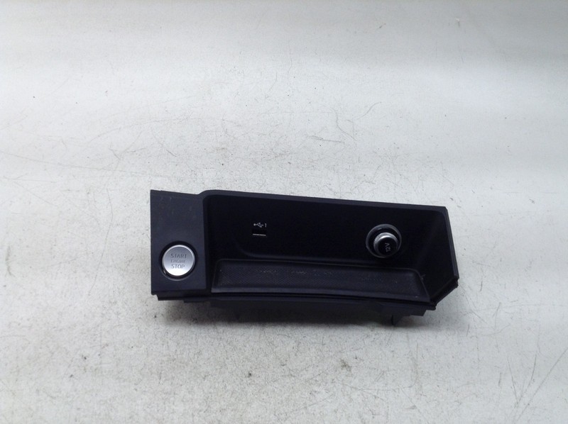 17-19 AUDI A4 ENGINE IGNITION SWITCH PUSH START STOP BUTTON W/ TRIM OEM