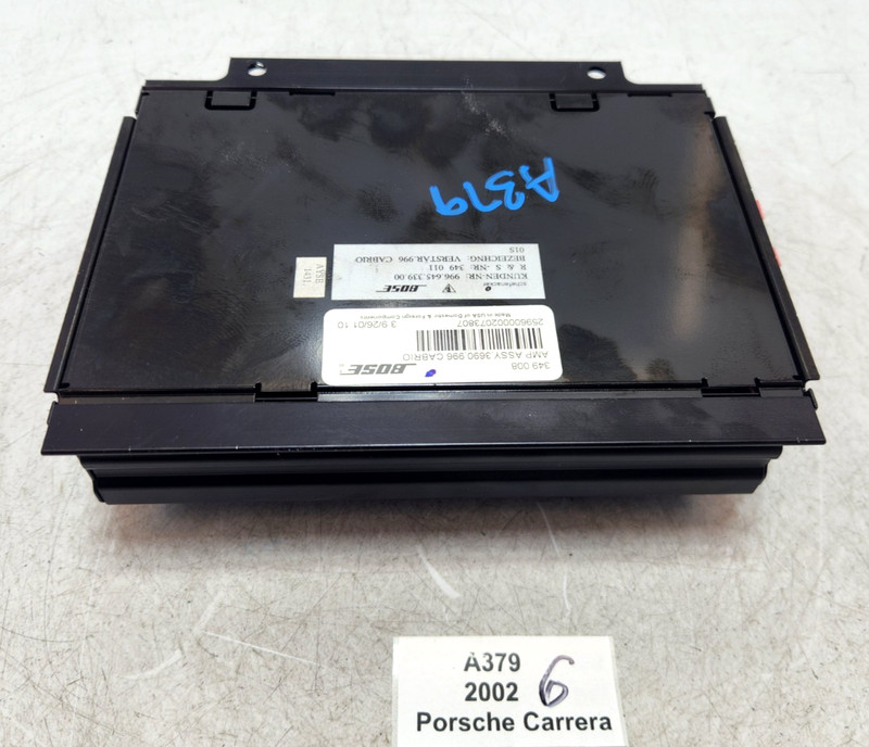 ✅ 1999-2005 OEM Porsche Carrera 911 996 Convertible AMP Amplifier Bose
