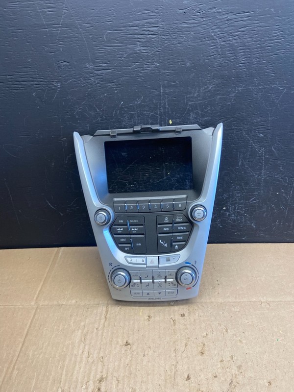 2012-2015 Chevy Equinox Terrain Radio Face Climate Control Panel Bezel AB9792 DG