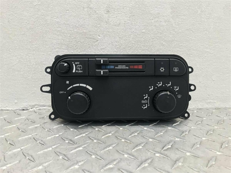 2002-2003 DODGE DURANGO FRONT TEMP CONTROL WITHOUT REAR CONTROL OEM 55056250AC