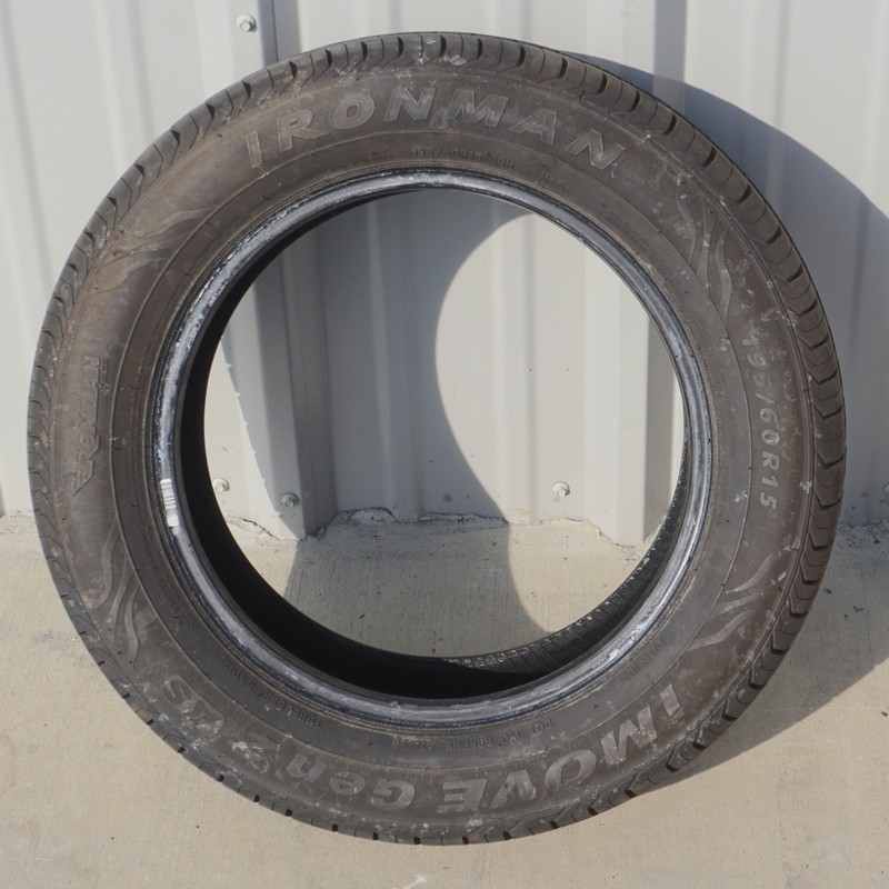 Used 195/60R15 Ironman IMove Gen 3 AS 88H - USED -9.5MM Tread