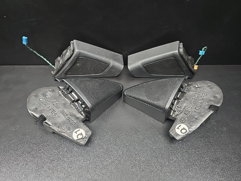 07-14 Mercedes W216 CL550 CL600 Door Tweeter Speaker Cover Grille FULL SET OF 4