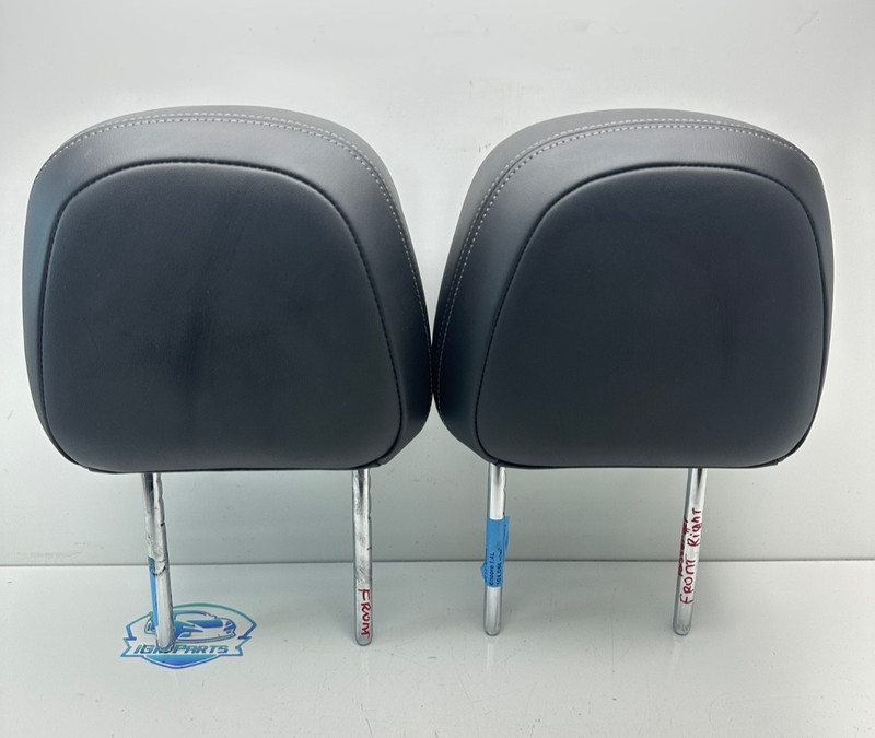 2013-2019 Encore Front Seats Pair Headrest Head Rest Black Leather SET OEM