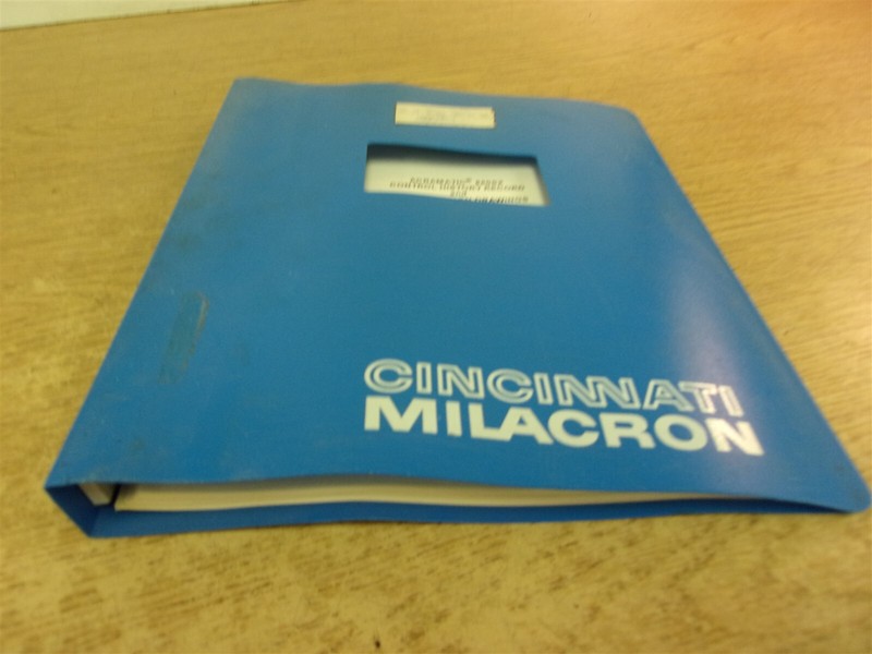 Cincinnati Milacron Acramatic 850 SX 7-000-0690MB Manual *FREE SHIPPING*