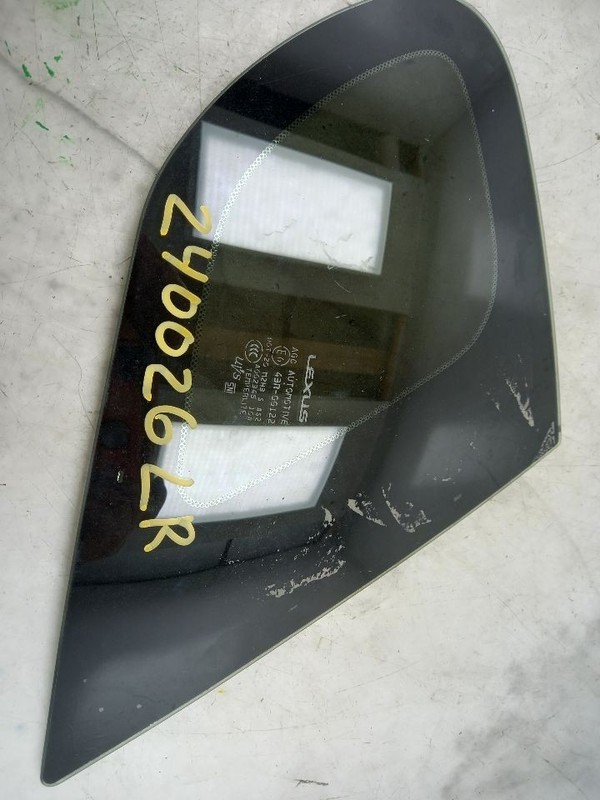 11 12 13 14 15 16 17 LEXUS CT200H DRIVER LEFT QUARTER GLASS