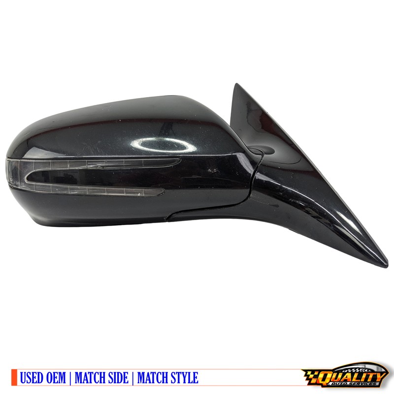 2010-2011 Mercedes Benz C300 Driver Right Side Power Door Mirror Black