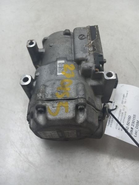 07-11 TOYOTA CAMRY HYBRID 2.4L FWD AT A/C COMPRESSOR ASSEMBLY