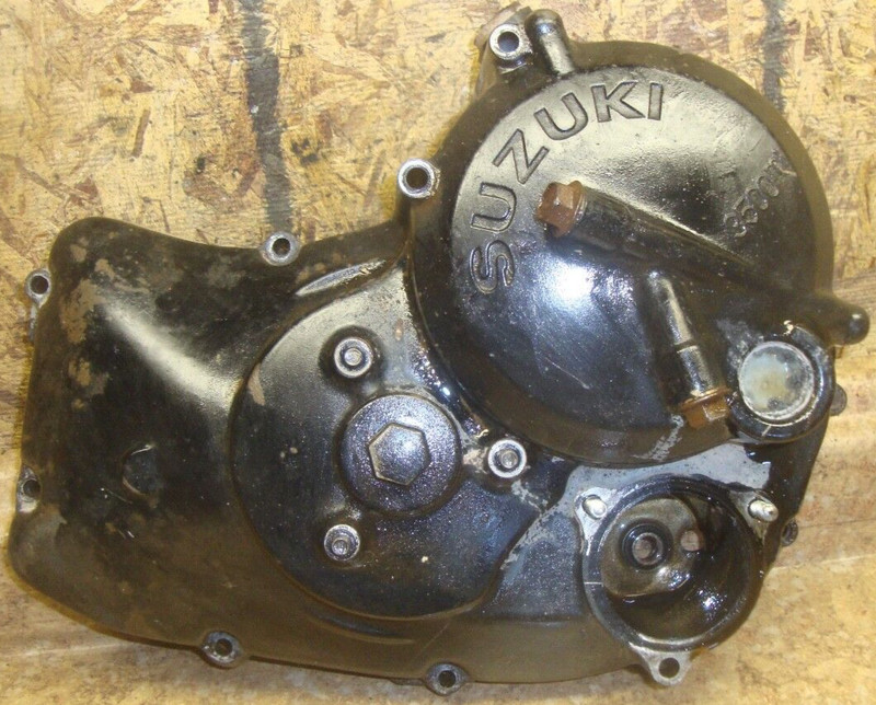 1992 92 Suzuki ATV Quad Runner LTF250 250 LTF LT250 Engine Clutch Cover Panel N2