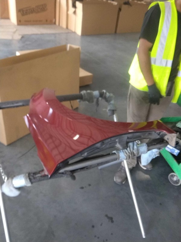 2015 Hyundai Elantra Right Fender Red 422505 Used OEM Part 125K Miles