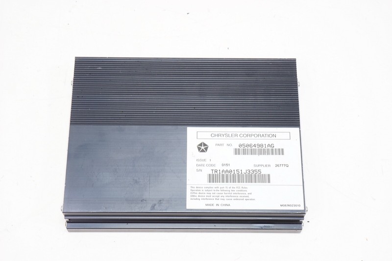 CHRYSLER 300 DODGE CHARGER JOURNEY Sound Audio Amplifier AMP OEM 2011 - 2020