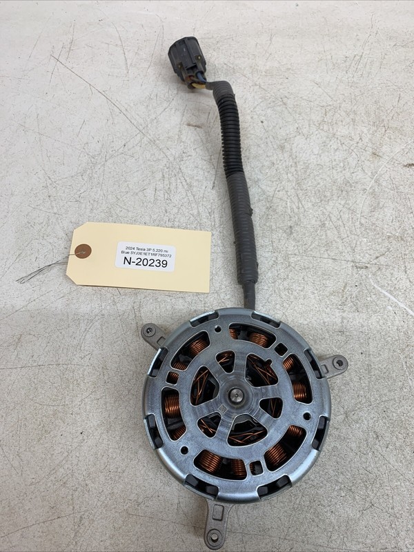⚡️24-25 Tesla Model 3 Radiator Cooling Fan Motor Assembly Factory OEM 20239 B24