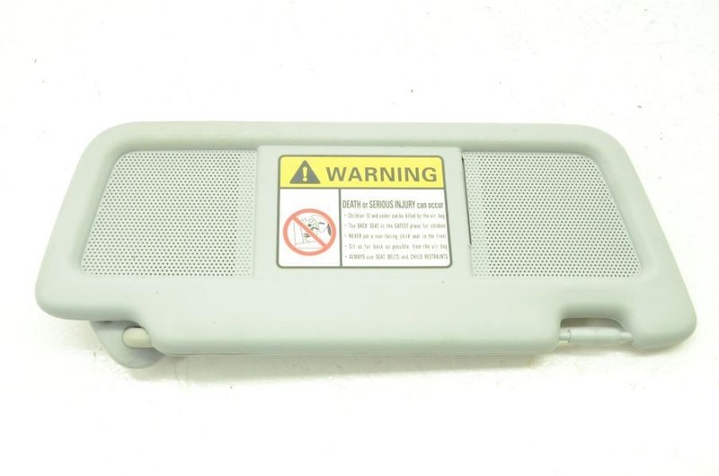2004-2008 Mazda RX8 Driver Left Side Gray Illuminated Sun Visor Assembly