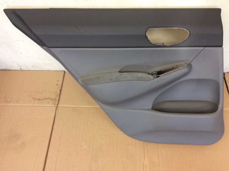 09-11 Civic 4Dr LX Left Driver Side Rear Door Panel Lining Gray Liner OEM