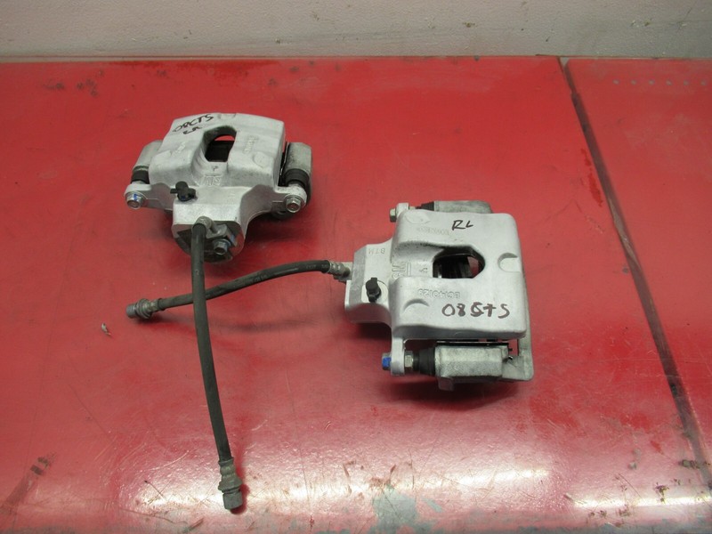 08-13 CADILLAC CTS REAR LEFT / RIGHT BRAKE CALIPER SET PAIR OEM