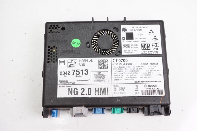 CHEVROLET GMC BUICK CADILLAC HMI human Machine Interface 2.0 OEM 2014 - 2016