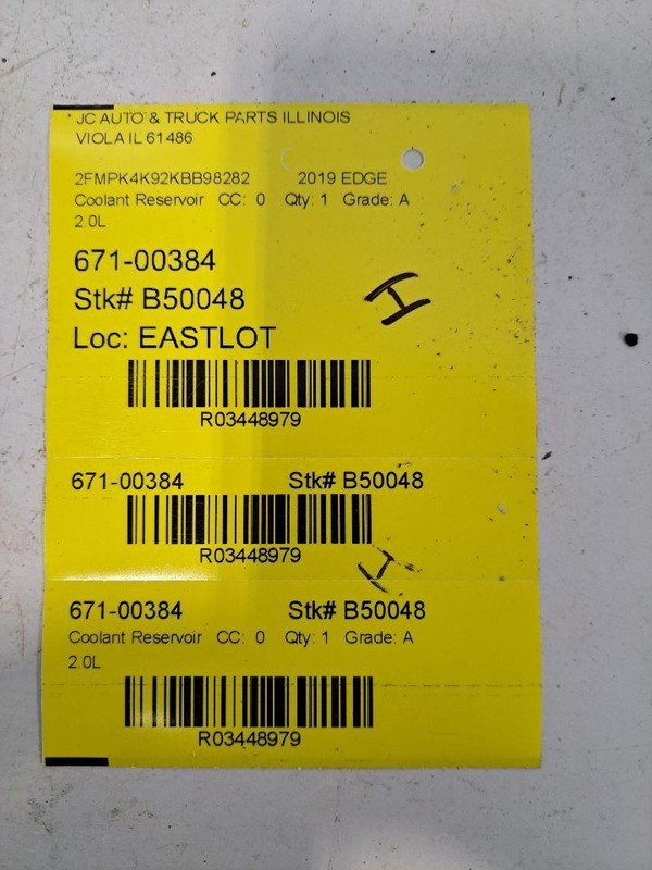 Coolant Reservoir Turbo Fits 16-23 EDGE 3448979