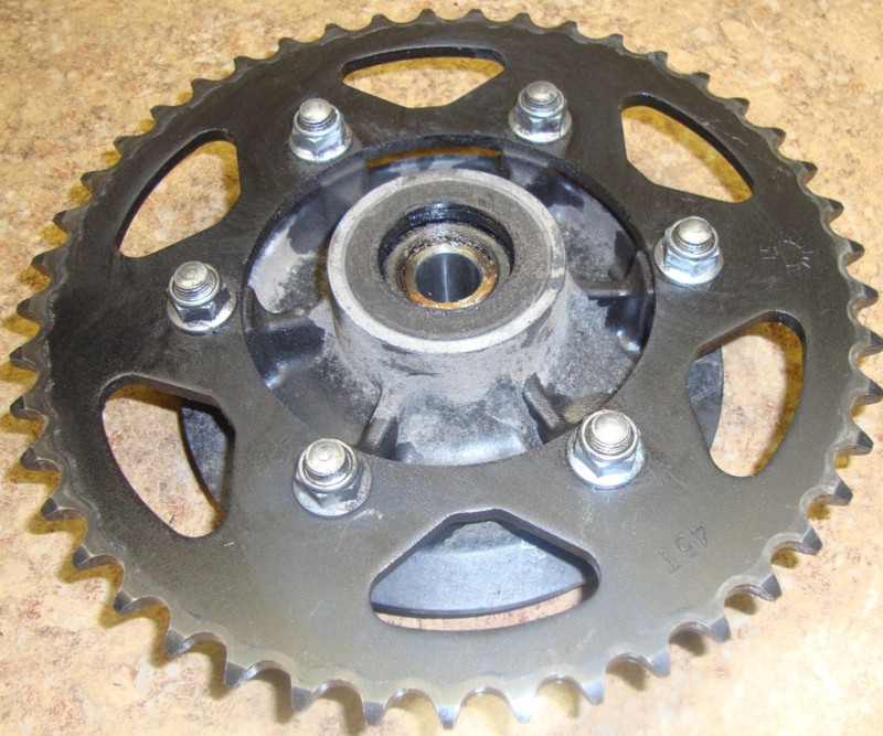 08 Kawasaki Ninja EX250 EX 250 J EX250J Rear Back Chain Drive Sprocket Gear Cush