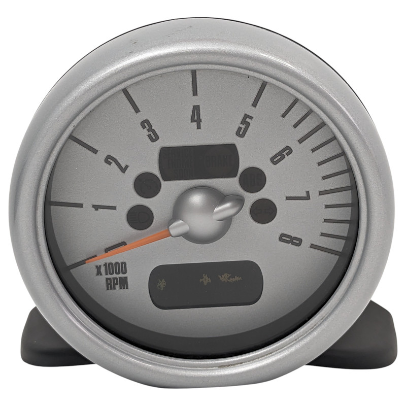 02-06 Mini Cooper Single Tachometer Gauge Cluster Column Mount Speedometer OEM