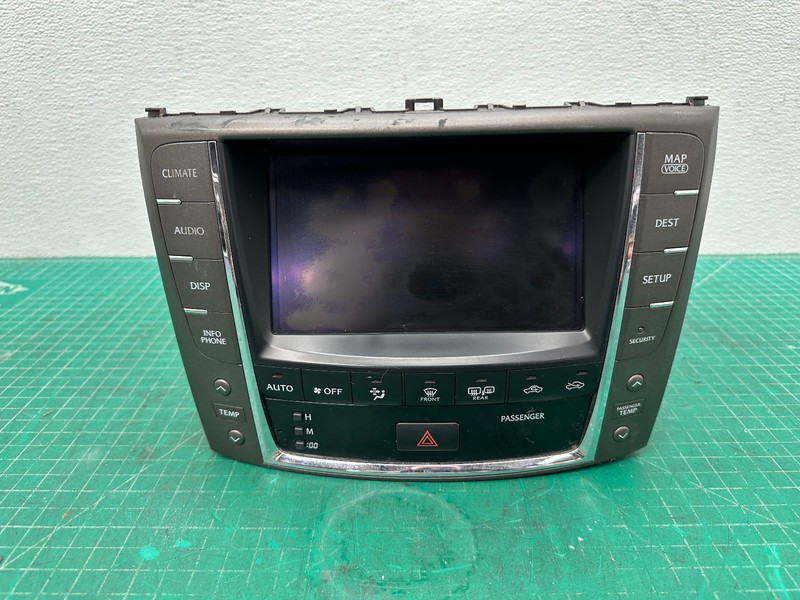 09-12 LEXUS IS250 IS350 NAVIGATION INFORMATION RADIO CD DISPLAY SCREEN OEM