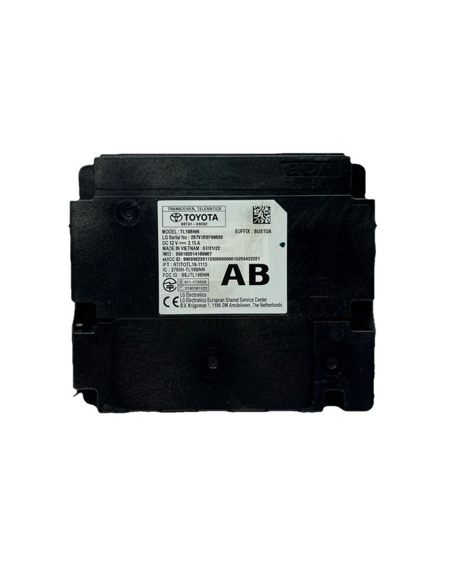 Toyota Corolla telematics control 21 23 communication unit assy OEM 8674106092