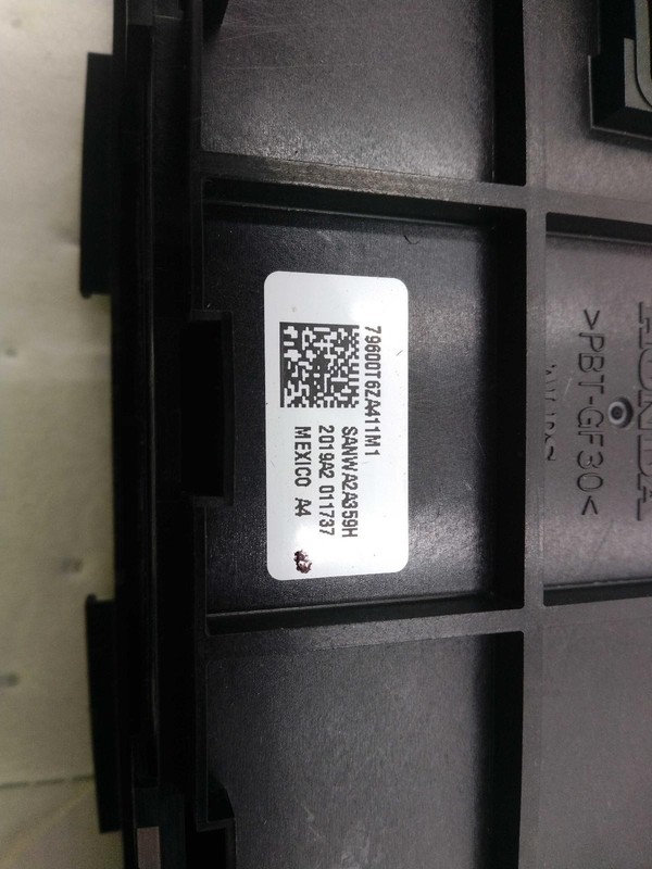 2019 Honda Ridgeline A/C Selector Switch OEM Silver, 50K Miles, Scratched Screen