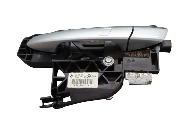 07-13 Mercedes W221 S550 S400 Rear Left Side Exterior Door Handle Keyless Go OEM