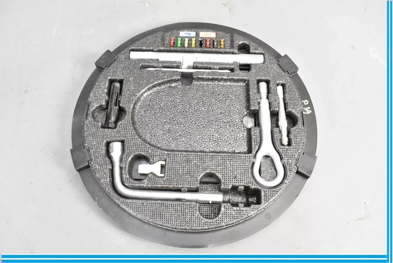 00-06 Mercedes W215 CL500 S500 S55 AMG Emergency Spare Tire Jack Tool Kit OEM