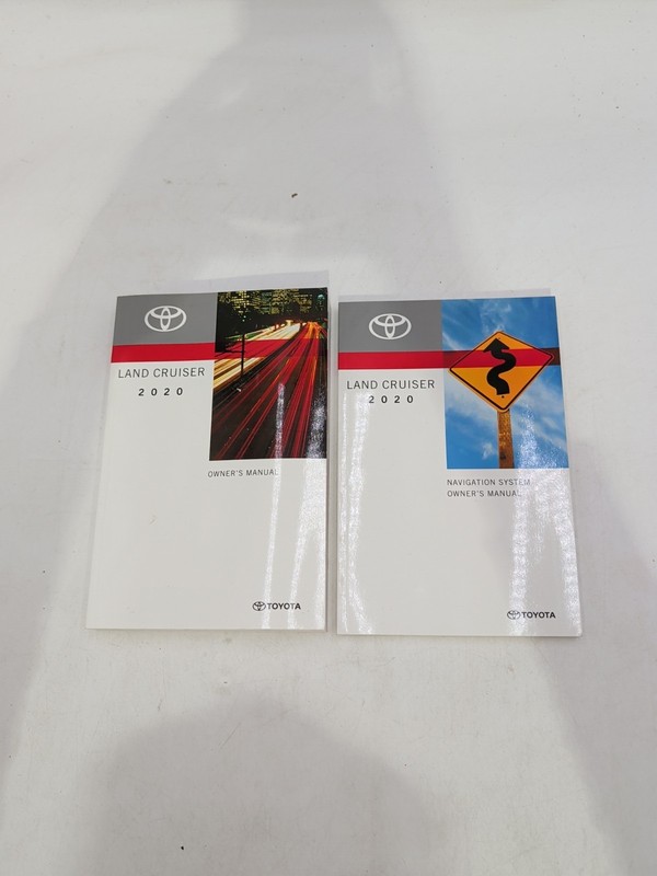 2020 Toyota Land Cruiser Factory Owners Manual With Navigation System