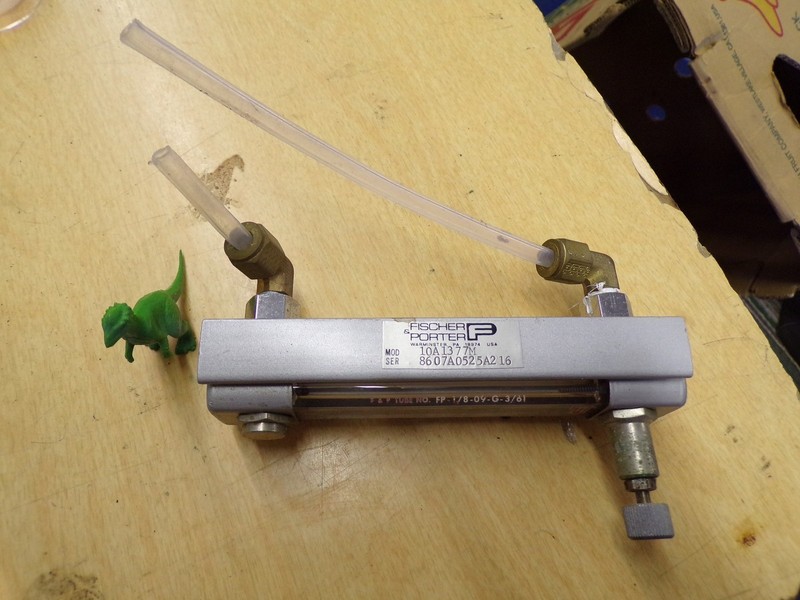 Fisher & Porter 10A1377M Flow Meter 8607A0525A216 0-7, Cut Tubes *FREE SHIPPING*